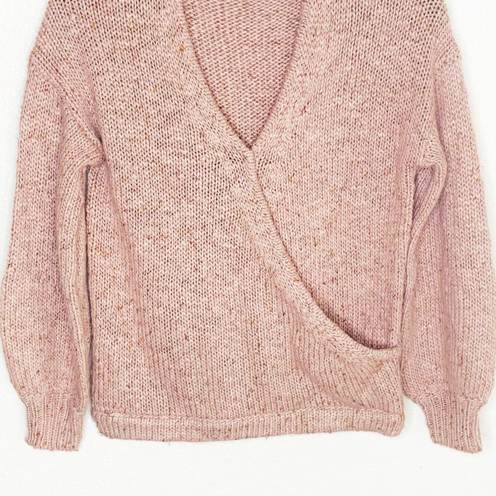 Madewell Wrap Front Beresford Wool Blend Sweater - Picture 5 of 6